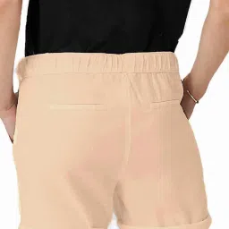 PATRORNA Peach Regular Fit Shorts image 2