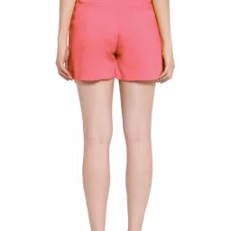 PATRORNA Pink Slim Fit Shorts image 2