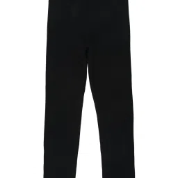 Peter England Girls Black & Coral Floral Print Leggings (Pack Of 2) image 2