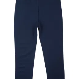 Peter England Girls Navy Solid Jeggings image 2