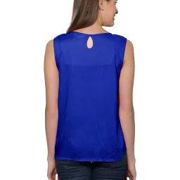 PATRORNA Royal Blue Regular Fit Top image 2
