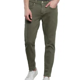 Tommy Hilfiger Avalon Green Cotton Slim Fit Jeans image 1