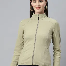 Nayam by Lakshita Green Fleece Solid Jackets image 1
