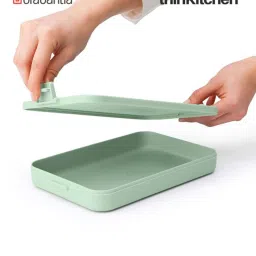Brabantia Green Plastic Make & Take Flat Lunch Box (1.1 L) image 2