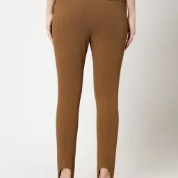 Office & You Mustard Slim Fit Mid Rise Pants image 2