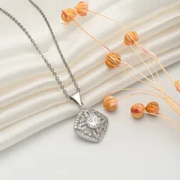 Silberry 92.5 Sterling Silver Astral Pendant with Chain image 1