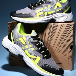 Fila Men's STELLA Grey Running Shoes image 1