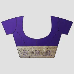 Banarasi Silk Works Pink Woven Saree With Unstitched Blouse image 3