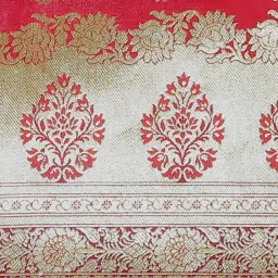 Banarasi Silk Works Pink Woven Saree With Unstitched Blouse image 4