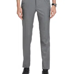 Turtle Grey Slim Fit Trousers image 1