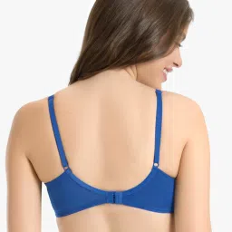Every De by Amante Royal Blue Padded Non Wired Everyday Bra image 2