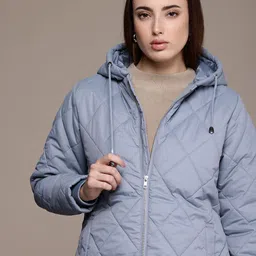 French Connection Hooded Quilted Jacket-picture-14