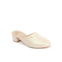 Carlton London Women's Cream Mule Shoes image 2