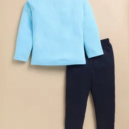 Toonyport Boys Graphic Printed Round Neck Pure Cotton T-shirt With Trousers image 3