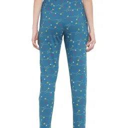 Sweet Dreams Blue Printed Pyjamas image 2
