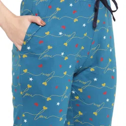 Sweet Dreams Blue Printed Pyjamas image 5
