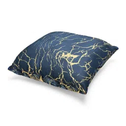 Bianca Suzane Navy & Golden Microfibre Cushion Cover - Set of 3 image 3