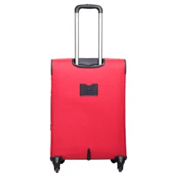 Tommy Hilfiger Bravo Red 4 Wheel Large Soft Cabin Trolley - 48 cm image 4