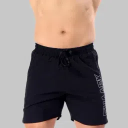 FUAARK Black Slim Fit Printed Sports Shorts-picture-13