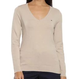 Tommy Hilfiger Khaki Sand Regular fit Sweaters-picture-12