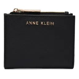 Anne Klein Black Casual Faux Leather Bi-Fold Wallet for Women-picture-41