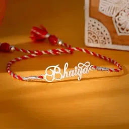 Giva 925 Sterling Silver Infinity Bhaiya Rakhi For Him-picture-21