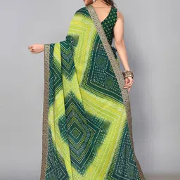 KALINI Bandhani Printed Saree image 2