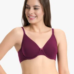 Every De by Amante Purple Padded Under Wired Full Coverage Bra image 3