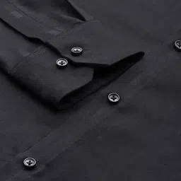 MANQ Men Smart Solid Regular Fit Formal Shirt image 4