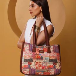 ZOUK Kutch Gamthi Printed Tote Handbag-picture-25