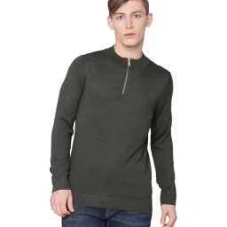 Lindbergh Olive Full Sleeves Sweater image 1