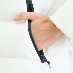 Gant Men Regular Fit White Block Padded Jacket image 4