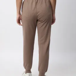 R&B Brown Cotton Mid Rise Joggers image 2