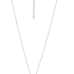 Ornate Jewels 925 Silver Pear Red Ruby and American Diamond Toi Et Moi Necklace for Women image 4