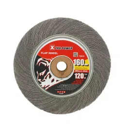 Xtra Power 160x40 mm #120 Grit Flap Wheel for Stainless Steel & Aluminium (Pack of 30)-image-19