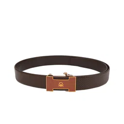 United Colors of Benetton Men Textured Leather Belt-picture-39