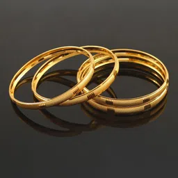 Jewar Mandi Set Of 4 Gold-Plated Bangles-picture-42