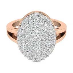 SHINE ETERNAL Lab Grown Diamond 14k (585) Rose Gold Ring for Women-picture-33