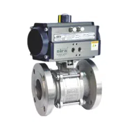 Aira 1.1/4 Inch Single Acting S.G.I Pneumatic Actuated Ball Valve Flange End 3YES-32F1-image-90