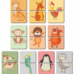 minileaves Mini Leaves Head and Tail 2 Pieces Wooden Memory Game for Kids-picture-15