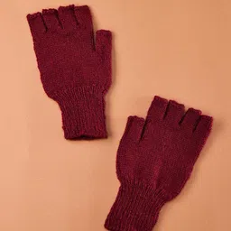Fabindia Women Fingerless Gloves-image-0