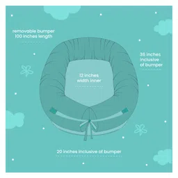 TIDY SLEEP Blossom Baby Nest For New Borns - Pink image 3