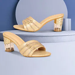 Commander Shoes Embellished Party Block Sandals-image-64