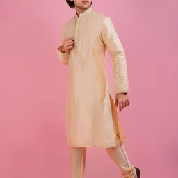 azania Men Thread Work Kurta image 5