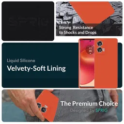 SPRIG Solid Printed Back Case Mobile Accessories image 3