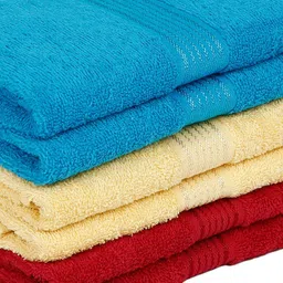 kopa BIANCA Multicoloured Set of 6 Solid 380 GSM Cotton Hand Towels image 4