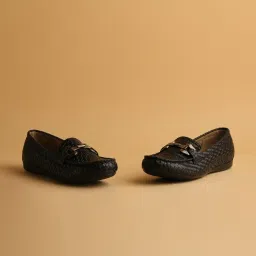 Eridani Women's Iver Black Loafers image 1