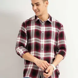 celio celio* Multicolor Regular Fit Check Shirt-picture-17