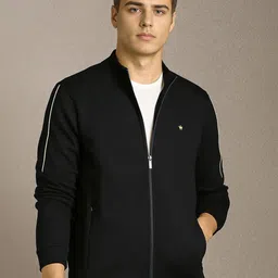 Louis Philippe Men Cotton Front-Open Sweatshirt-picture-29