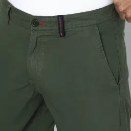 Allen Solly Jeans Green Slim Fit Shorts image 4